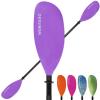 WONITAGO Kayak Paddles with Alloy Shaft and PP Blade, Floating Kayaking Oars, Adjustable 230-250 cm/90-98 Inches, Purple view 1