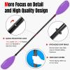 WONITAGO Kayak Paddles with Alloy Shaft and PP Blade, Floating Kayaking Oars, Adjustable 230-250 cm/90-98 Inches, Purple view 4