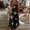 Bass Guitar Rock Music Women's Dress Sleeveless Spaghetti Strap Maxi Long Dress Casual Beach Sun Dresses M view 3