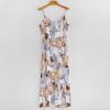 Watercolor Llama and Alpaca Women's Dress Sleeveless Spaghetti Strap Maxi Long Dress Casual Beach Sun Dresses 4XL view 4