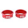 4 Pieces Aluminum Alloy Bicycle Handlebar Shim 31.8mm to 35mm Stem for MTB Road Mountain Fixed Gear Bike Red view 3