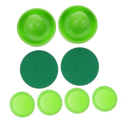 INOOMP 1set Air Hockey Pucks Replacement Kit and Headers for Tables Ergonomic Paddles and Pucks for Enhanced Air Hockey Accessories