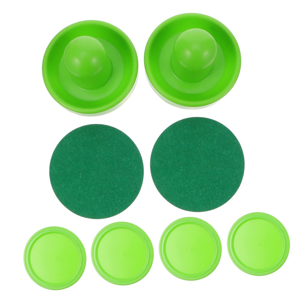 INOOMP 1set Air Hockey Pucks Replacement Kit and Headers for Tables Ergonomic Paddles and Pucks for Enhanced Air Hockey Accessories