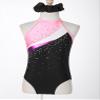 ranrann Kids Girls Shiny Ballet Dance Outfits Sleeveless Gymnastic Leotard with Shorts and Hair Band Tracksuit Unitards Pink 14 Years view 3