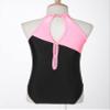 ranrann Kids Girls Shiny Ballet Dance Outfits Sleeveless Gymnastic Leotard with Shorts and Hair Band Tracksuit Unitards Pink 14 Years view 4