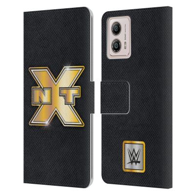 Head Case Designs Officially Licensed WWE NXT Champion Title Belts Leather Book Wallet Case Cover Compatible with Motorola Moto G53 5G