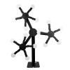 Atflbox Three Star Rotate The Metal Shooting Target Stand with 15 Steel Plates for Pistol Airsoft BB Guns Practice
