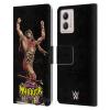 Head Case Designs Officially Licensed WWE Corner Ring Ultimate Warrior Leather Book Wallet Case Cover Compatible with Motorola Moto G53 5G view 1
