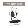 2 Pack 1/8in Heavy Duty Rope Hanger, Ttdesefu Adjustable Ratchet Plant Light Slings Buckle Tent Canopy Rope Stop Buckle Tent Guy Ropes with Pulley for Outdoor Camping Hiking150 LB Capacity per Pair view 2