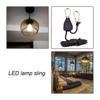 2 Pack 1/8in Heavy Duty Rope Hanger, Ttdesefu Adjustable Ratchet Plant Light Slings Buckle Tent Canopy Rope Stop Buckle Tent Guy Ropes with Pulley for Outdoor Camping Hiking150 LB Capacity per Pair view 4