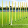 Blulu Training Agility Poles 5ft Forza Slalom Adjustable Soccer Training Poles Soccer Sticks Agility Equipment for Football Sport Football Soccer Speed(Yellow,20 Pcs) view 1