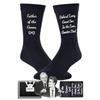 Zmart Father of the Groom Gifts - Father in Law Gifts from Bride, Wedding Socks for Dad view 1