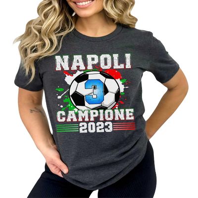 Napoli Campione D'Italia Shirt Maglietta Champions Serie A Shirts Soccer Lover #00169-31