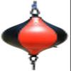 Boxing Ball PU Leather Pear Boxing Bag Reflection Speed Ball Fitness Training Double Ended Boxing Speed Ball