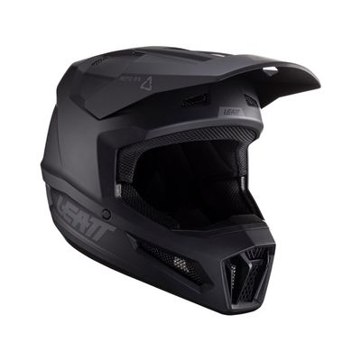 Leatt Moto 2.5 Helmet | Premium Safety Value | XS Stealth Black/Grey