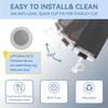 2Sets Stanley Straw Cover, 2.0 Stanley Spill Stopper Compatible 40oz/30oz, Stanley Cup Accessories, Stanley Stopper, Include 2 Straw Lids and 2 Square/2 Round Stanley Leak Stopper,wool white view 2