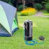 banborba Outdoor Camping Shower, 12L/3gallon Portable Shower Camp Shower with Air Pump and Showerhead Hose, Solar Shower for Beach Camping Hiking Garden Watering view 4