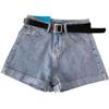 Denim Shorts Vintage Summer Sexy High Waist Casual All-Match Mujer Light Blue 608 XXL view 1