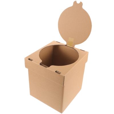 BESPORTBLE Foldable Portable Toilet for Camping and Hiking Compact Car Toilet for Adults Easy to Use Space-Saving Design for Emergency Situations Convenient Travel Potty Waste Bag