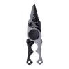 Wilitto Rotary Mini Fishing Pliers Saltwater, Aluminum Hook Remover, Split Ring Pliers, Braid Cutters Fishing Line Cutter Fishing Tools Scissors Muti-Function Fishing Gear Black Gray view 1