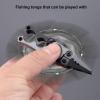 Wilitto Rotary Mini Fishing Pliers Saltwater, Aluminum Hook Remover, Split Ring Pliers, Braid Cutters Fishing Line Cutter Fishing Tools Scissors Muti-Function Fishing Gear Black Gray view 3