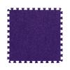 10 Pcs Interlocking Plush Foam Mat, Comfy Foam Carpet Tiles Floor Padding with Border Anti-Slip Border for Exercise, Yoga, Playroom, Garage, Room Floor, Puzzle Area (Purple) view 1
