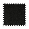 10 Pcs Interlocking Plush Foam Mat, Comfy Foam Carpet Tiles Floor Padding with Border Anti-Slip Border for Exercise, Yoga, Playroom, Garage, Room Floor, Puzzle Area (Black) view 1