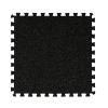 10 Pcs Interlocking Plush Foam Mat, Comfy Foam Carpet Tiles Floor Padding with Border Anti-Slip Border for Exercise, Yoga, Playroom, Garage, Room Floor, Puzzle Area (Black) view 2