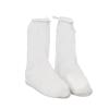 Mutter Adult Waterproof Rain Boot Shoe Covers PVC Non-Slip Cycling Shoe Protectors Reusable Foldable Rain Boot Overshoes with Zipper(X-L,White)