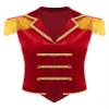 WinChang Women's Circus Ringmaster Jacket Tassel Coat Victorian Medieval Long Sleeves Christmas Tailcoat Xmas Party Costume Sleevless-01Red A XX-Large view 1