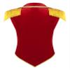WinChang Women's Circus Ringmaster Jacket Tassel Coat Victorian Medieval Long Sleeves Christmas Tailcoat Xmas Party Costume Sleevless-01Red A XX-Large view 2