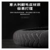 FUERU Car Steering Wheel Cover Set Car Steering Wheel Cover Simple Leather Sweat-Absorbing and Breathable Car Interior (Color : 1#) view 4