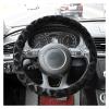 FUERU Car Steering Wheel Cover Set Car Steering Wheel Cover Winter Short Plush Breathable Sweat-Absorbing Car Interior Gifts (Color : 1#) view 1
