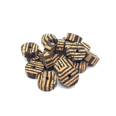 Rod Building Cork Rings for Custom Grip Making 1.25" x .5" with 6 mm bore Pack of 50