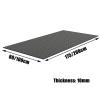 WORDFUN Treadmill Mat, Heavy Duty Thick 10mm Black Floor Protector Mat, Gym Equipment Waterproof Mat, Under Exercise Bike Trainer Mat Pad, Elliptical Mat, Fitness Mat view 3