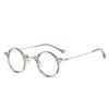 XLUMIO Steampunk Small Round Sunglasses Women Clear Ocean Gradient Lens Shades UV400 Men Punk Sun Glasses,C3,one size view 1