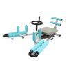 MIMODA Leg Stretcher - 330lbs Heavy Duty Split Machine - 210 Degrees Pro Flexibility - Adjustable Kids Martial Arts Dancers Trainer - Cyan view 1