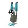 MIMODA Leg Stretcher - 330lbs Heavy Duty Split Machine - 210 Degrees Pro Flexibility - Adjustable Kids Martial Arts Dancers Trainer - Cyan view 2