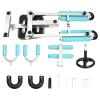 MIMODA Leg Stretcher - 330lbs Heavy Duty Split Machine - 210 Degrees Pro Flexibility - Adjustable Kids Martial Arts Dancers Trainer - Cyan view 3