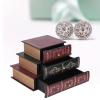 Miskall Wooden Jewelry Box, Fashionable Book Shape Jewelry Gift Storage Chest Box Case Holder Organizer view 4