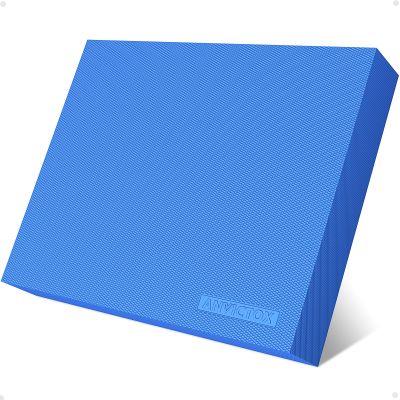 ANVICTOX Balance Pad 19.8 * 15.7 * 2.4",XL Balance Pad for Physical Therapy,Extra Large Foam Balance Board Stability Pad for Rehabilitation Core Training Stretching Mobility (Blue-TPE)