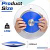 Wettarn 2 Pcs Discus, Man Women Discus Track and Field Discuses Track and Field Equipment (1 kg,Blue) view 2