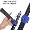 TopHomer 14 PCS Fishing Rod Straps Stretchy Belt Tie for Fishing Tackle Casting Rods Spinning Rods Fly Rods, Organizer Pole Fishing Accessories Mix Color view 3