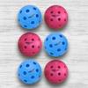 Editslook Set of 6 Balls - Pink/Blue view 2