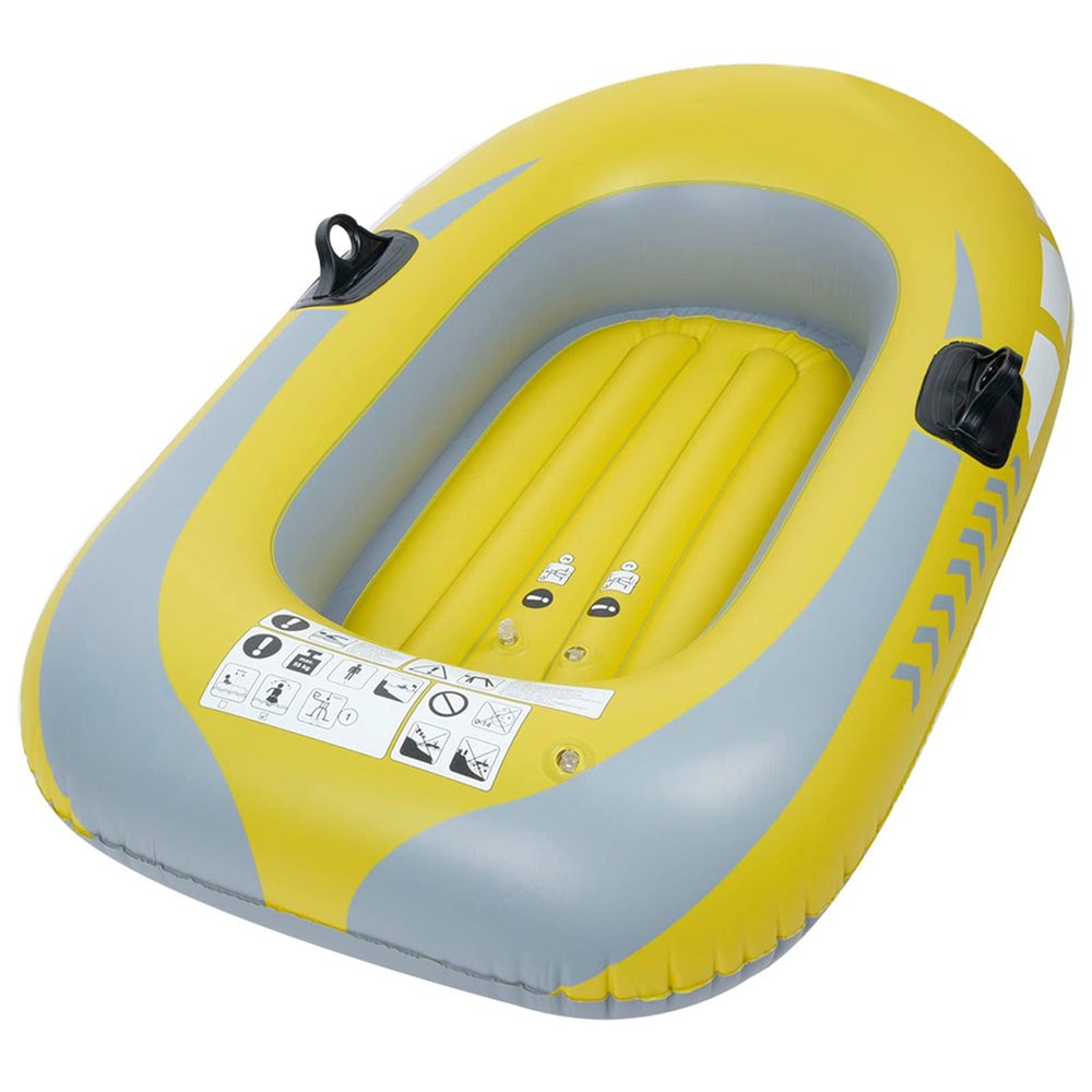 NDNCZDHC Inflatable Boat, PVC Inflatable Fishing Boat with Rope, Inflatable Kayak for Casual Surfing, Air Boat Fishing Drifting Diving Tool