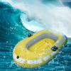 NDNCZDHC Inflatable Boat, PVC Inflatable Fishing Boat with Rope, Inflatable Kayak for Casual Surfing, Air Boat Fishing Drifting Diving Tool view 2