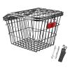 shamjina Rear Bike Basket Bicycles Bicycle Cargo Rack Easy Install Iron Wire with Lid Storage Portable Bicycle Basket for Camping Child Folding Bikes view 1