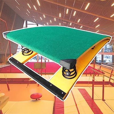 RENLXFI Gymnastics Springboard, Pro Curved Vault Spring Board Equipment, for Home/Gym/Fitness Class/Practice Obstacle Courses, Child or Adult Use (Size : 60x120x26cm)