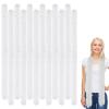 Xtinmee 12 Pcs Feather Boas Artificial Fluffy Boas for Party Bulk Color Feather Scarf for Women Christmas Tea Party(White,5ft) view 1
