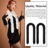 Xtinmee 12 Pcs Feather Boas Artificial Fluffy Boas for Party Bulk Color Feather Scarf for Women Christmas Tea Party(White,5ft) view 4